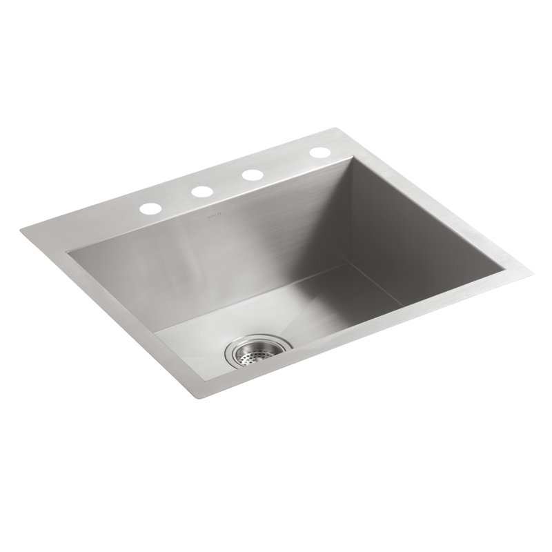 K 3822 4 NA Kohler Vault 25 L X 22 W X 9 5 16 Top Mount Under Mount 